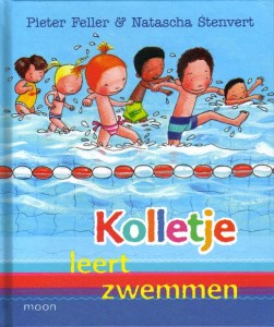 Kolletje leert zwemmen